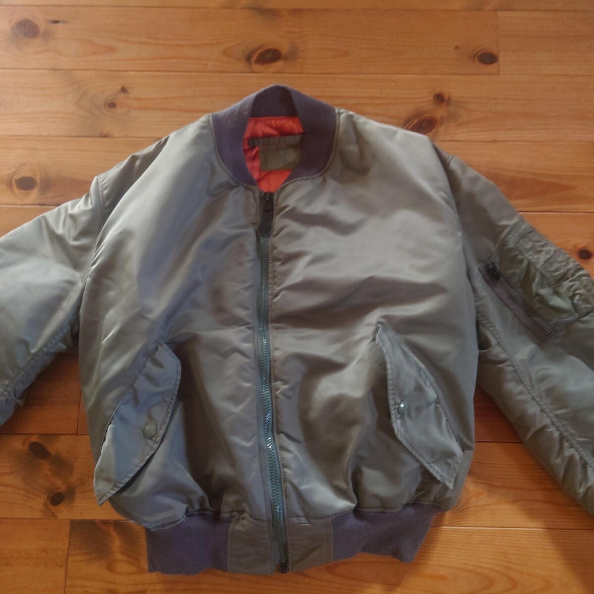 ★ラスト値下げ！レア品ヴィンテージ 90S 状態良 MA-1 フライトジャケット HOPE MFG .,INC. U.S.A.製 ホープ社製 XL 中綿キルティング★