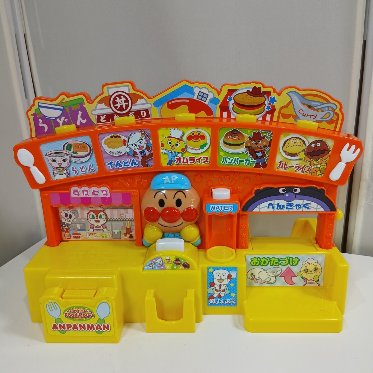 #818 アンパンマン 知育玩具 おもちゃ おままごと フードコート屋さん/和歌山県にて引き取り大歓迎