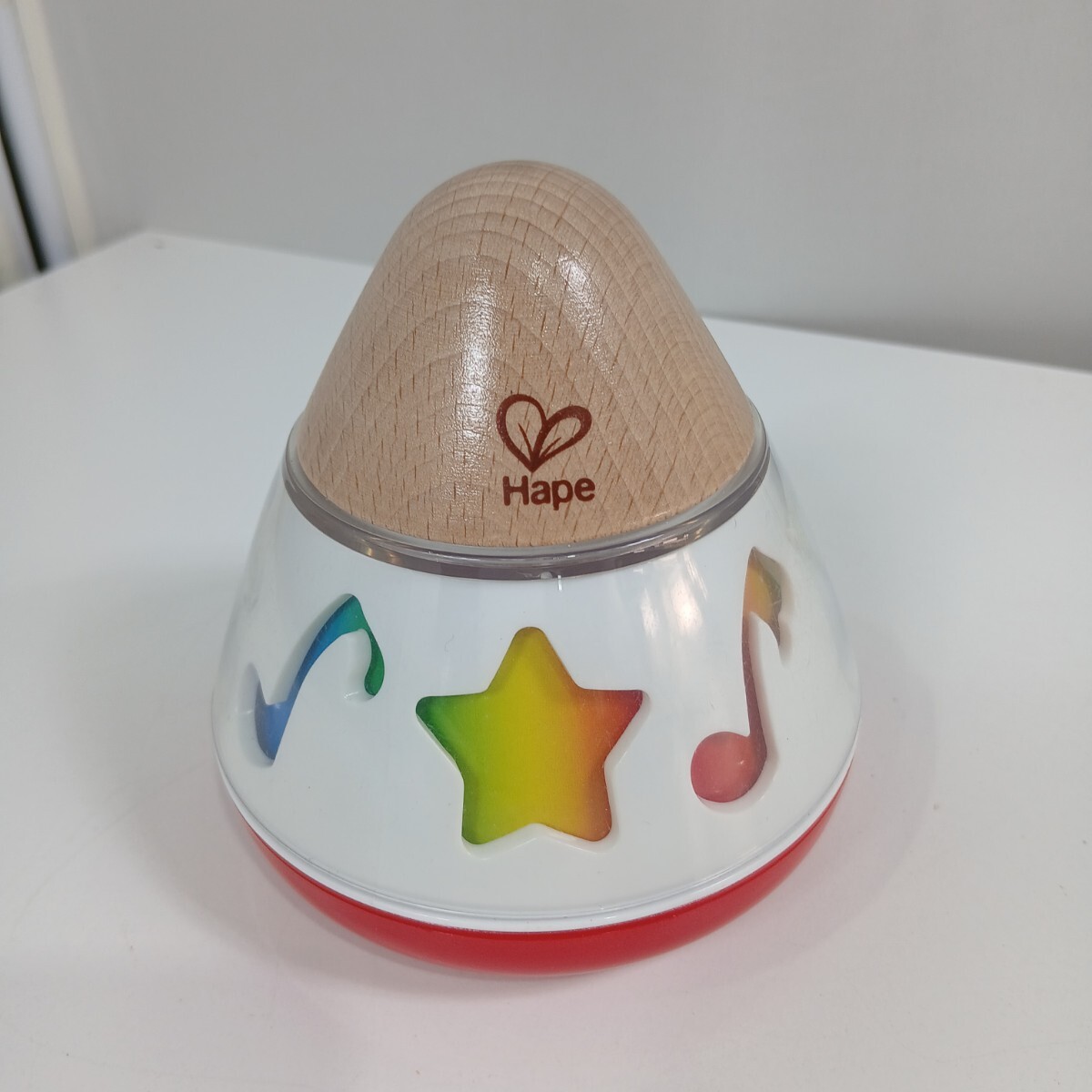 #868 Hape ハペ オルゴール 知育玩具 回転オルゴール 音楽遊び/和歌山県にて引き取り大歓迎
