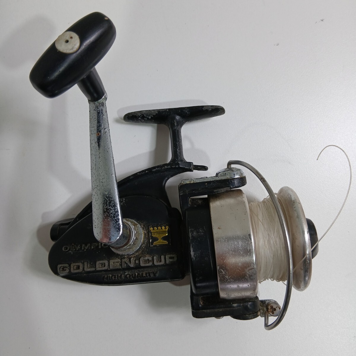 #891 OLYMPIC オリムピック GOLDEN CUP ゴールデンカップ G47 リール ヴィンテージスピニングリール/和歌山県にて引き取り大歓迎