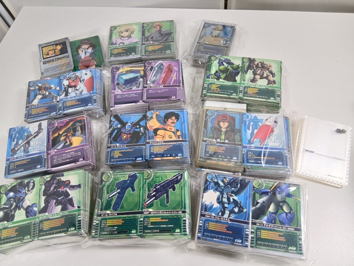#902 機動戦士ガンダム ガンダムカードビルダー ガンダムカードゲーム クロニクル カードダス 約1575枚まとめ/和歌山県にて引き取り大歓迎