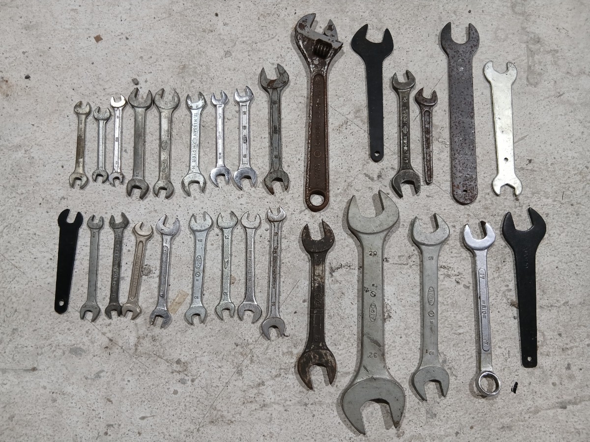 #983 スパナ ハンドツール 工具 セット 両口スパナ 整備/和歌山県にて引き取り大歓迎