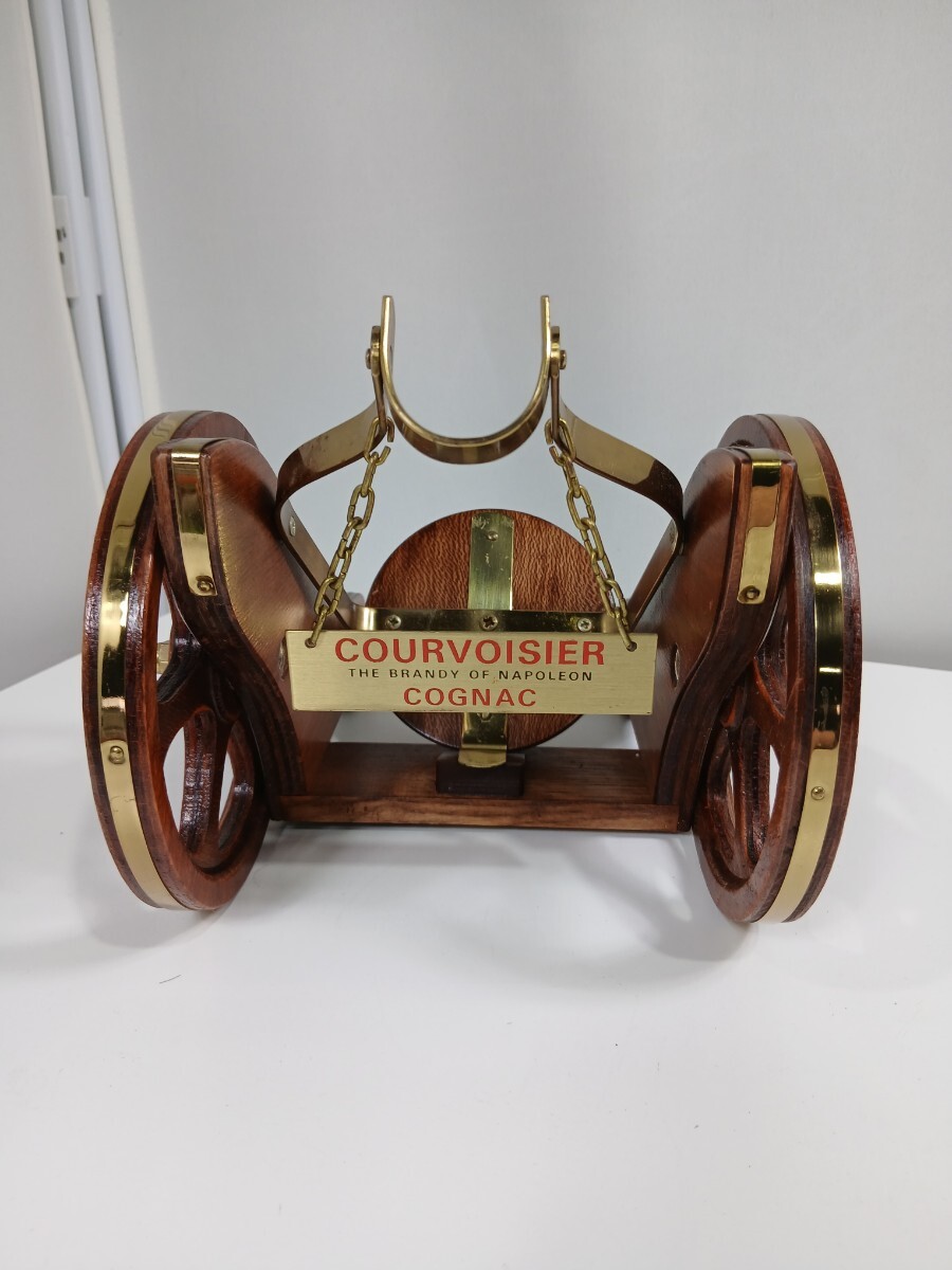 #838 COURVOISIER クルボアジェ コニャックカート 砲台型ボトルホルダー NAPOLEON レトロ品/和歌山県にて引き取り大歓迎