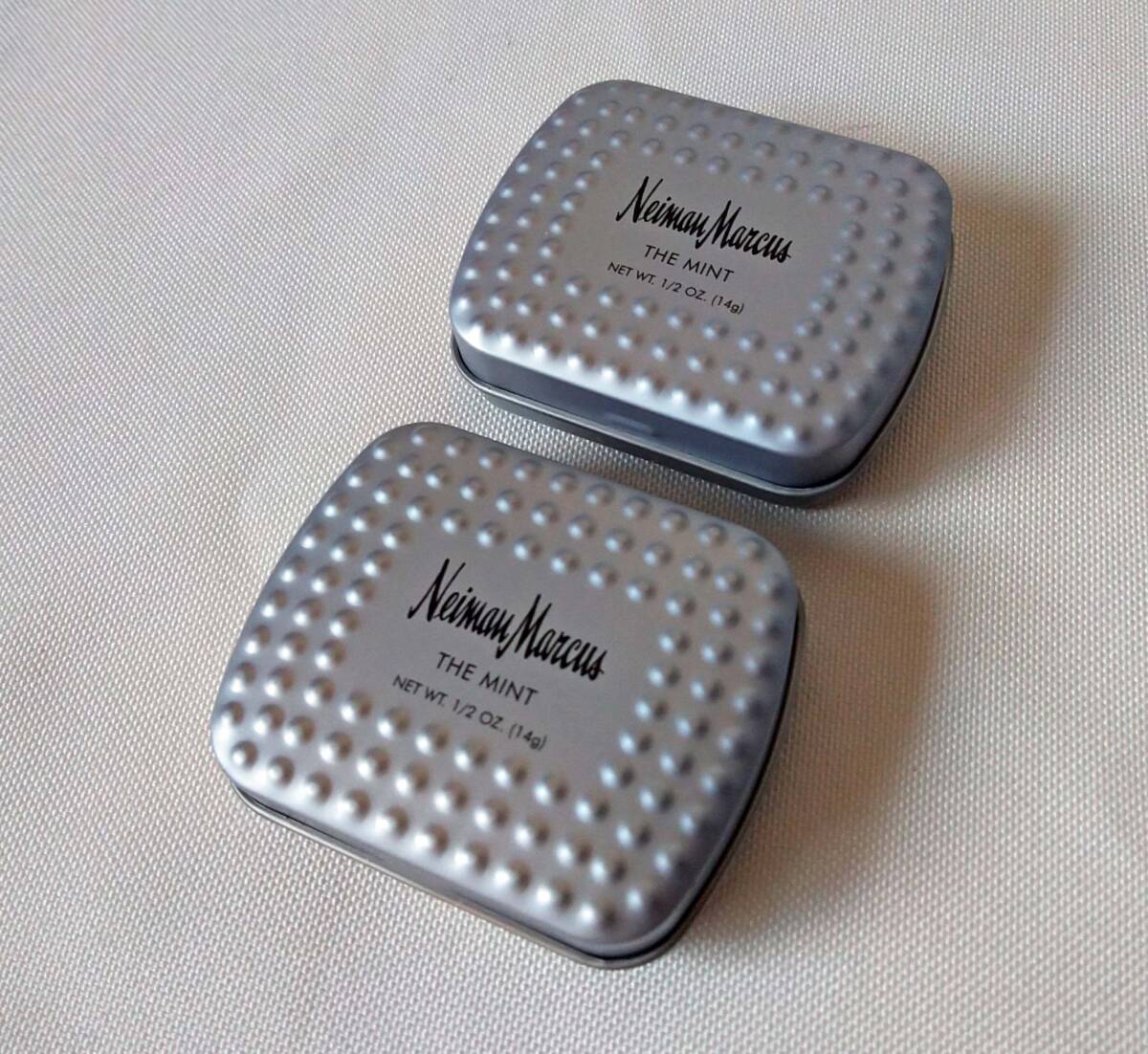 アメリカ・ニーマンマーカス THE MINT ミントタブレット 空き缶 2個セット ピルケース 送料無料
