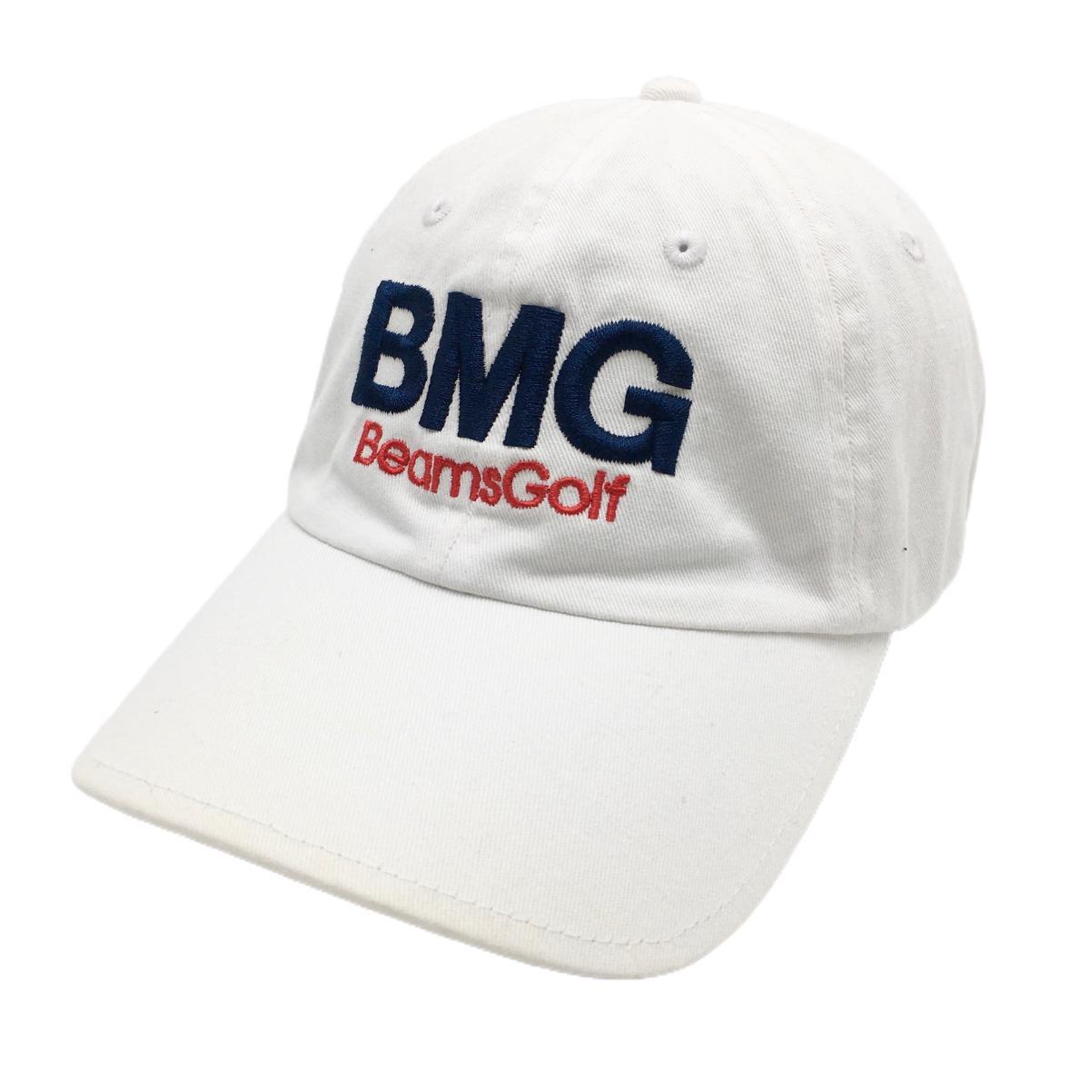 ビームスゴルフ キャップ 白 ロゴ刺しゅう ゴルフウェア BEAMS GOLF