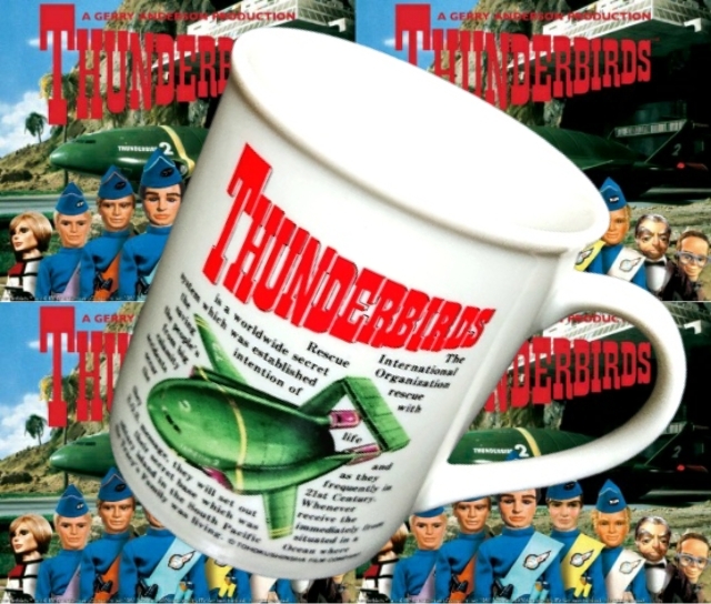 サンダーバード2号 マグカップ 当時物 昭和レトロ 希少 レア THUNDERBIRDS サンダーバード No.2 カップ コップ