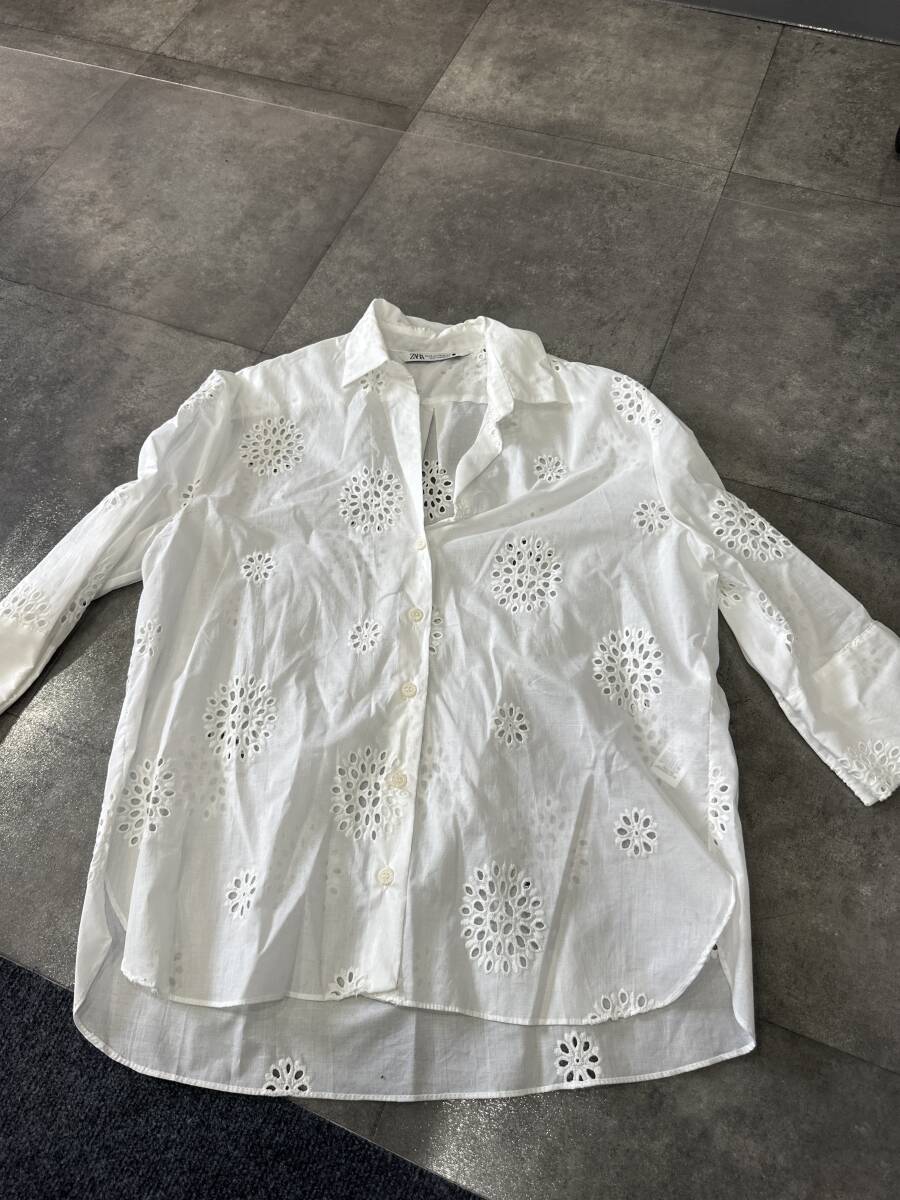 ZARA 7分丈　カッターシャツ　XS