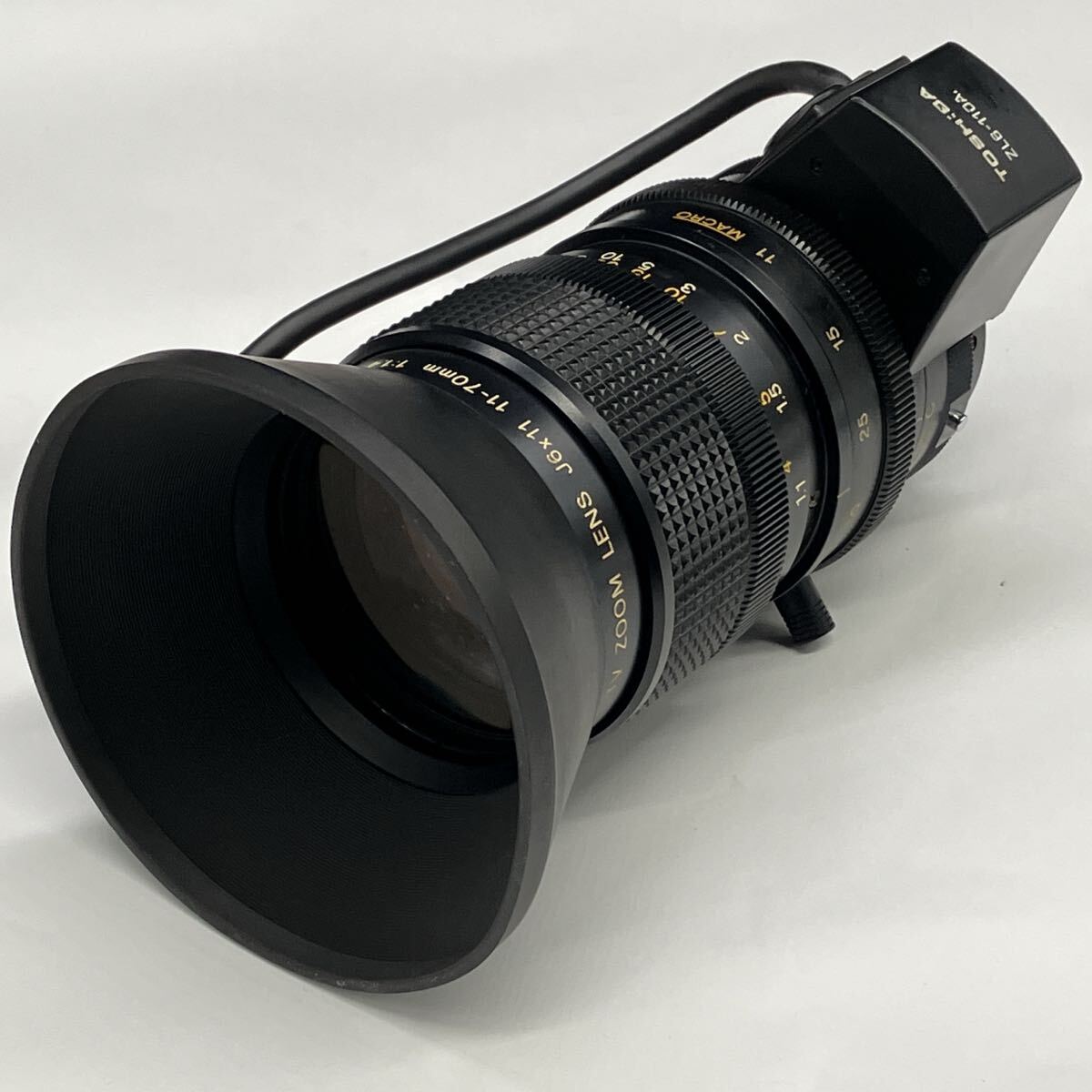 訳あり大特価 キャノン Canon TOSHIBA ZL6-110A2 TV ZOOM LENS J6x11 11-70mm F1.4 動作未確認 ジャンク 現状 #04 #01 #1491