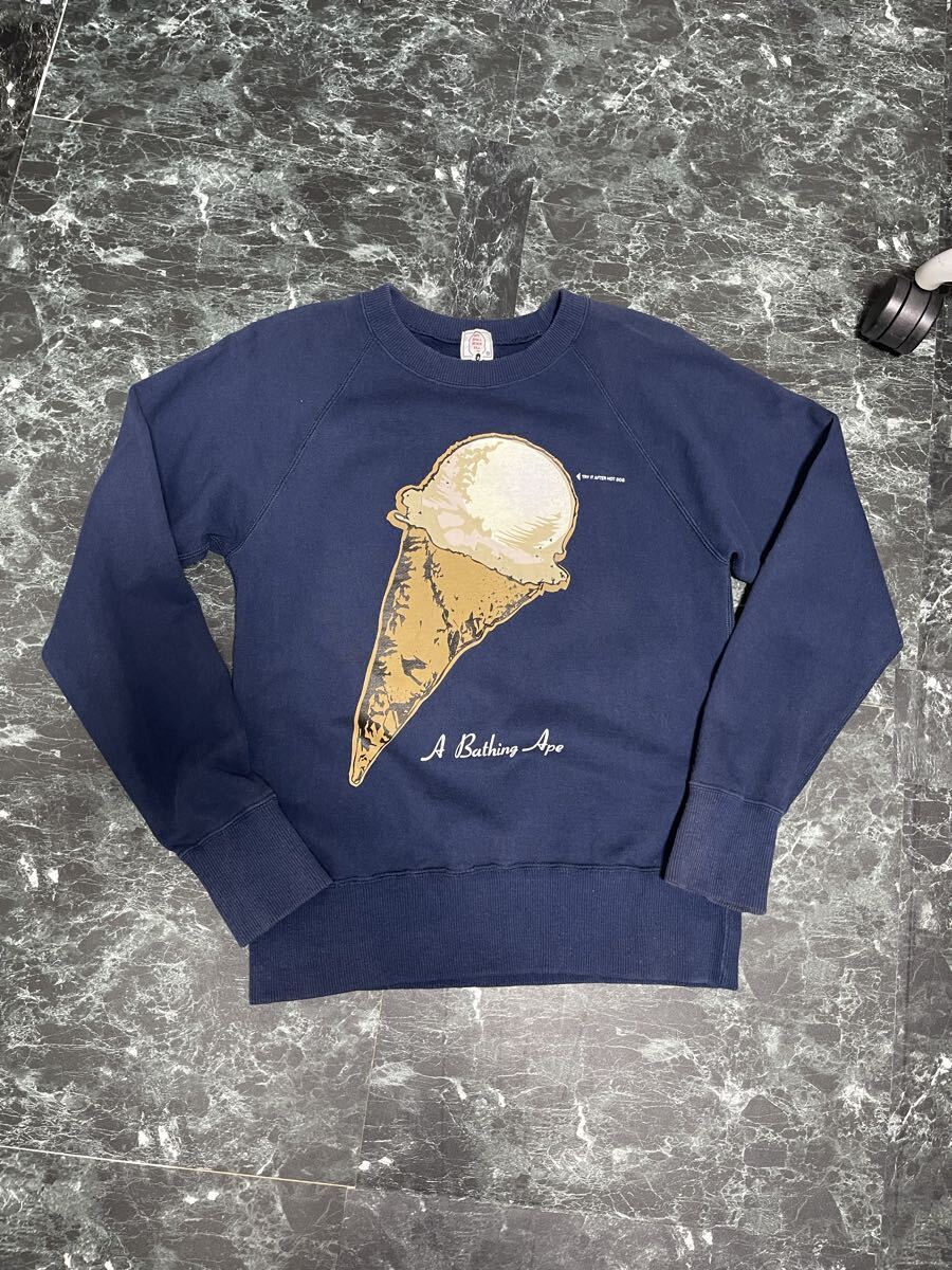 A Bathing Ape 初期アイスクリームスウェット　トレーナー　Sサイズ