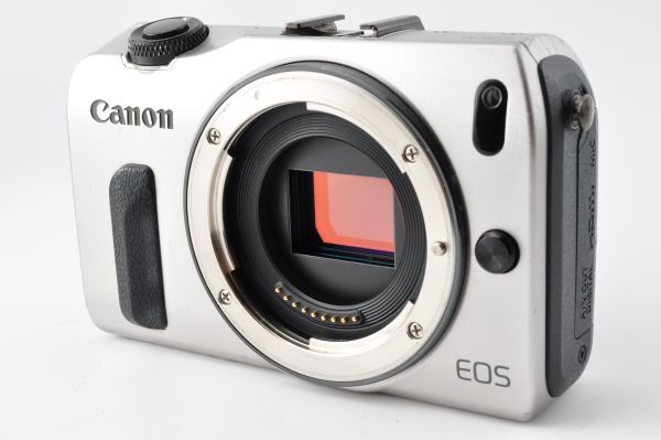 Canonキヤノン EOS M ミラーレス一眼デジタルカメラ ボディシルバー／ 充電器・バッテリー付 動作確認済 #88