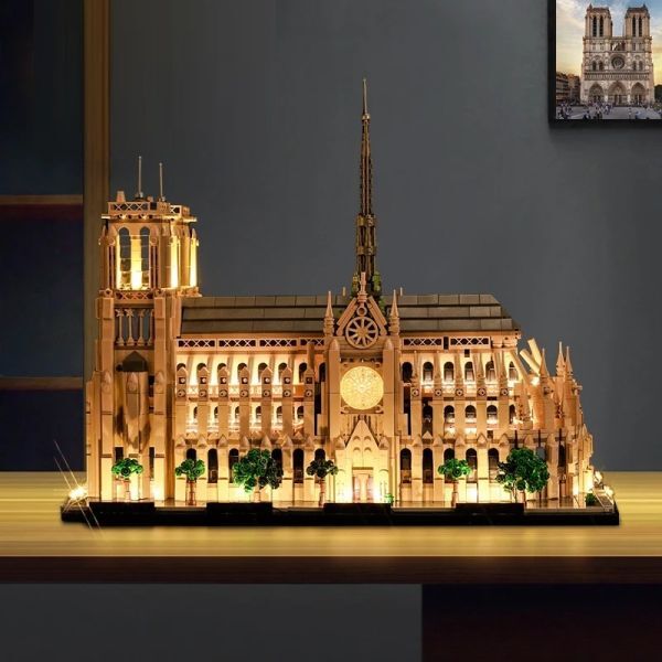 MOC LEGO レゴ 21061 互換 アーキテクチャー ノートルダム大聖堂 LED ライト 電飾 キット ※本体は含みません L010