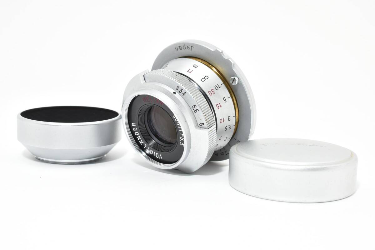 希少＊Voigtlander HELIAR 50mm F3.5 沈胴 101周年記念モデル フォクトレンダー レンジファインダー Leica L39マウント 単焦点レンズ