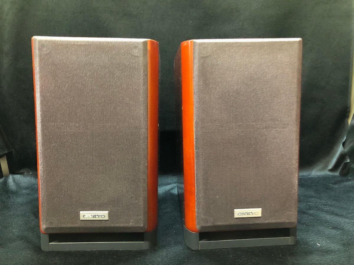25B194 送料無料 ONKYO D-N9NX オンキヨー 高音質 ２Way スピーカー 2台 ペアセット 音未確認 通電未確認 動作未確認　中古品 ジャンク品