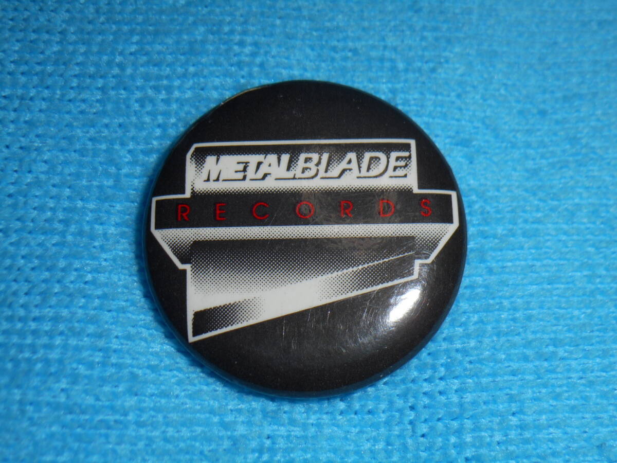 ★80年代★METAL BLADE RECORDS【缶バッジ】メタル・ブレイド・レコーズ / HEAVY METAL / THRASH / DEATH / 80's