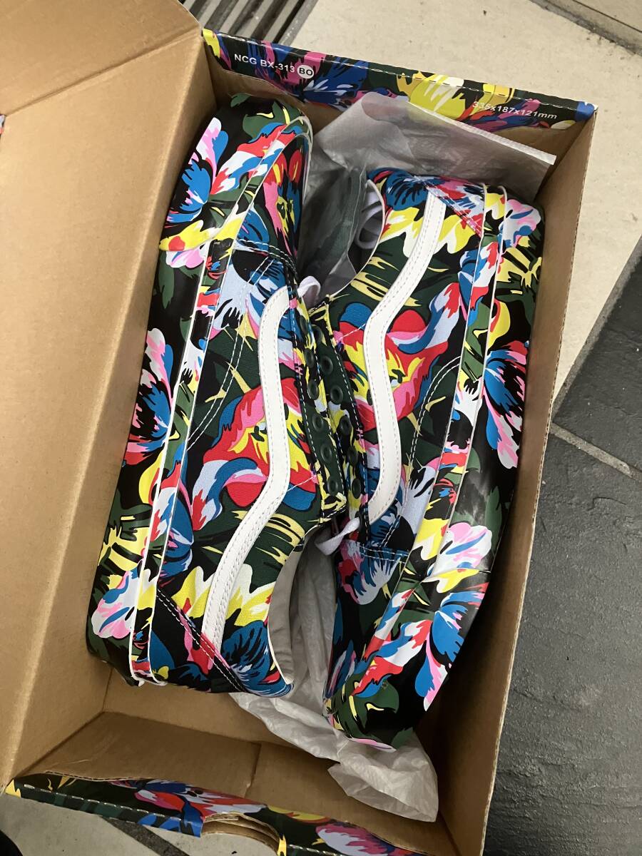 新品未使用　vans*kenzo 28.5cm og old school lx バンズ　ケンゾー　エラ　オールドスクール　イッセイミヤケ