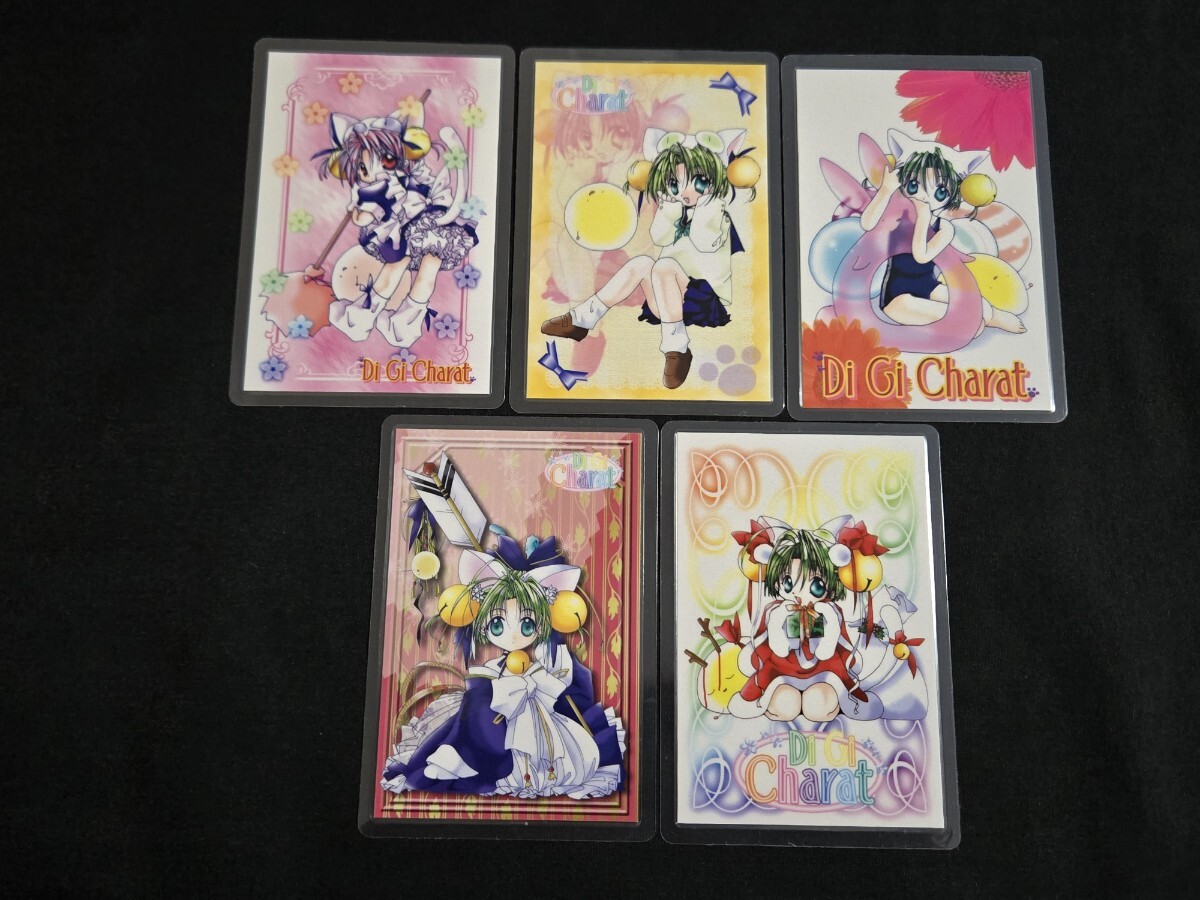 希少 Di Gi Charat / デ・ジ・キャラットCOLLECTION No.001～No.005 ラミネートカード まとめセット ラミカ