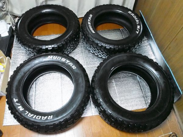 02★溝8−9mm★ホワイトレター★MUDSTAR RADIAL M/T 225/65R17 102T マッドスター マッドテレーン MUD TERRAIN 手渡し歓迎#250019
