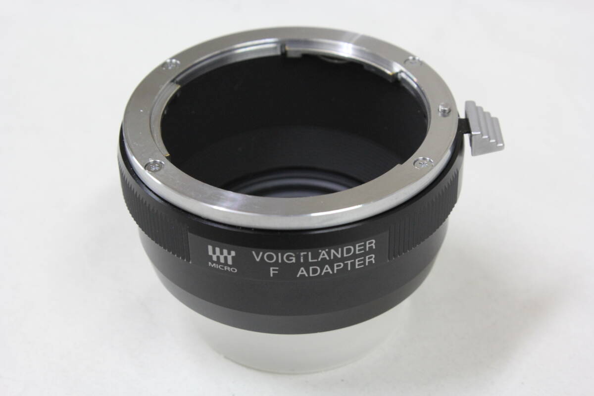 ■装着確認済■　フォクトレンダー（Voigtlander）　マウントアダプター ニコンF-Micro Four Thirds Adapter　■実用品として■