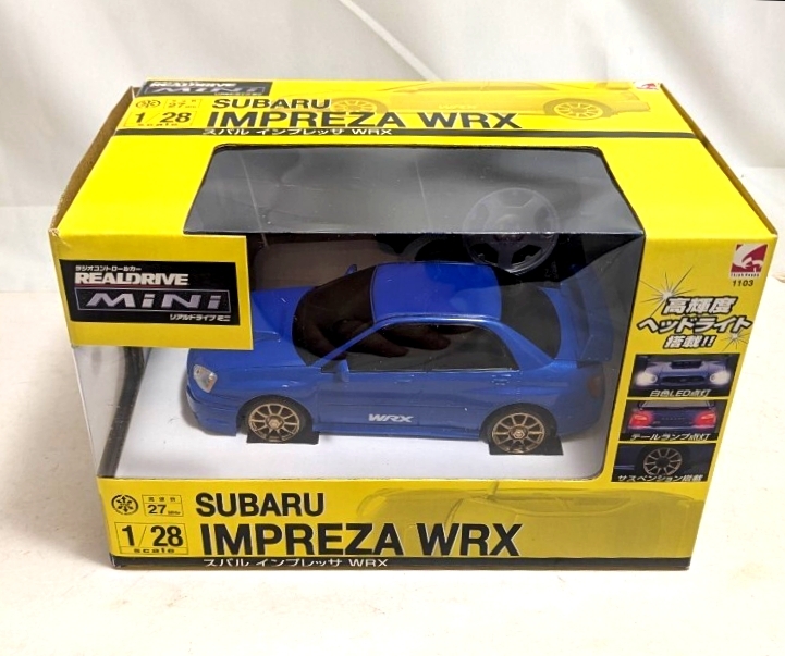 【スバル インプレッサ WRX】1/28スケール/ラジコン/リアルドライブミニ シリーズ/IMPREZA WRX