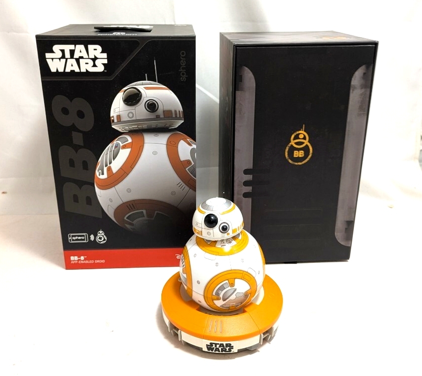 【スター・ウォーズ BB-8】【アプリ対応ドロイド】Sphero製/STAR WARS/スター・ウォーズ/フォースの覚醒/TYPE Cケーブル有/通電確認済