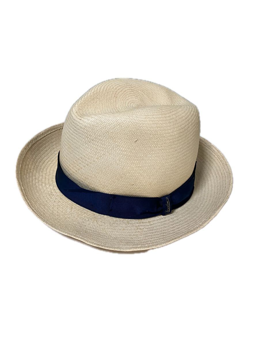 ▲R047▲ Borsalino ボルサリーノ パナマハット サイズ 57 麦わら帽子 ハット 帽子 イタリア製