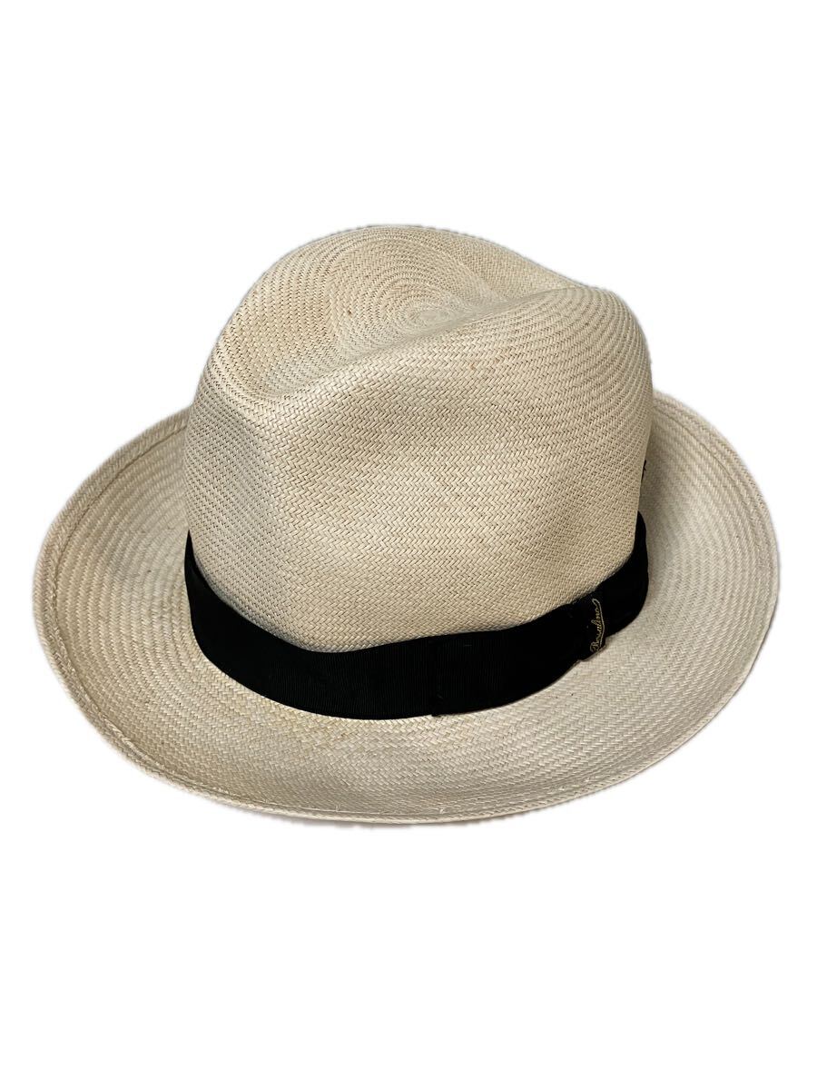 ▲R048▲ Borsalino ボルサリーノ パナマハット サイズ 57 麦わら帽子 ハット 帽子 イタリア製