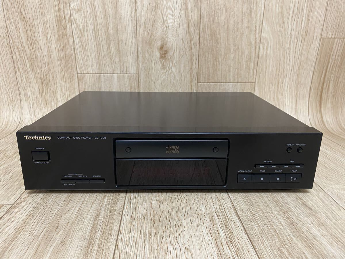 中古 Technics SL-PJ28 CDプレーヤー本体のみ/通電、CD再生出来ません/現状品/ジャンク