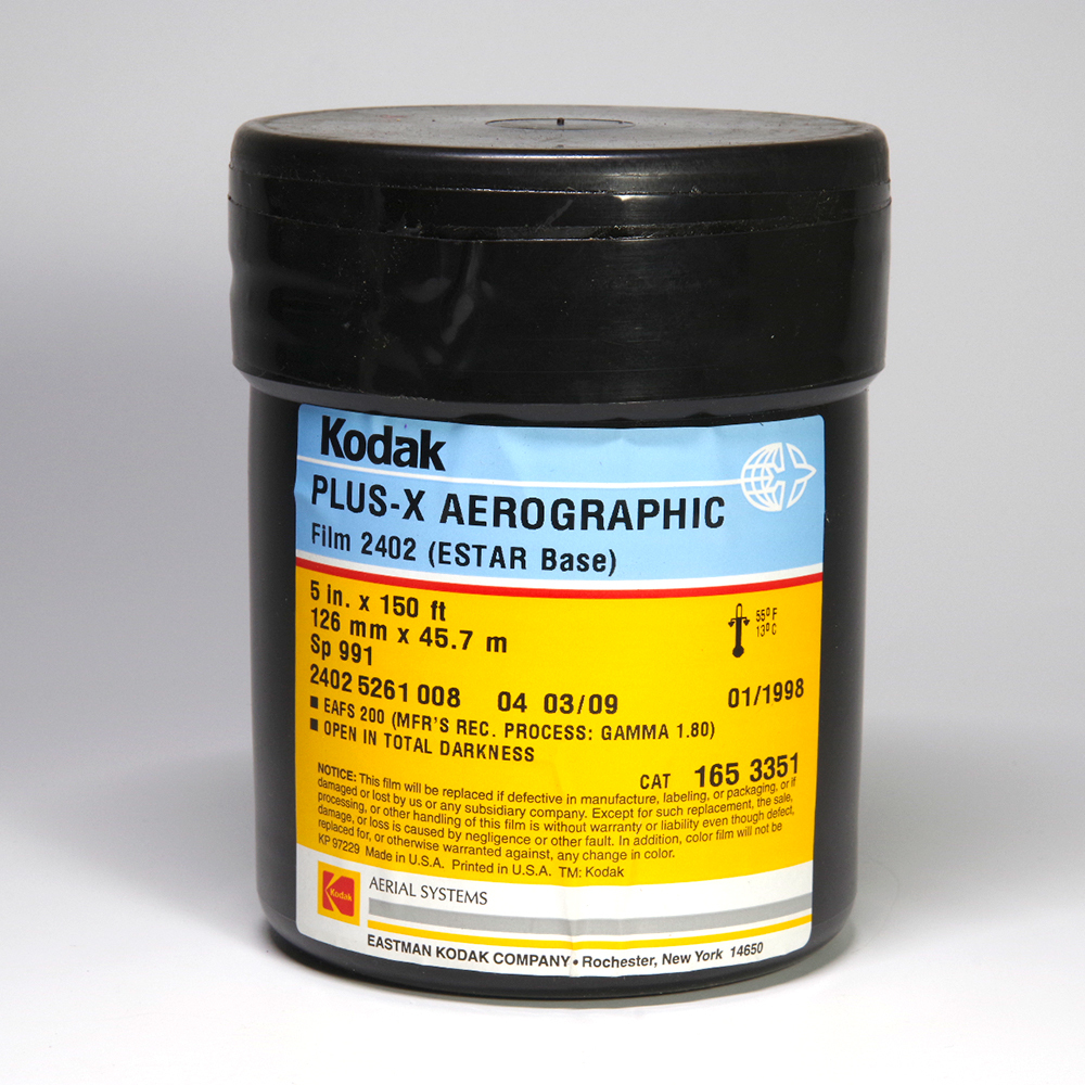 コダック Plus-X エアログラフィックフィルム 2402 5インチx 150フィート ジャンク
