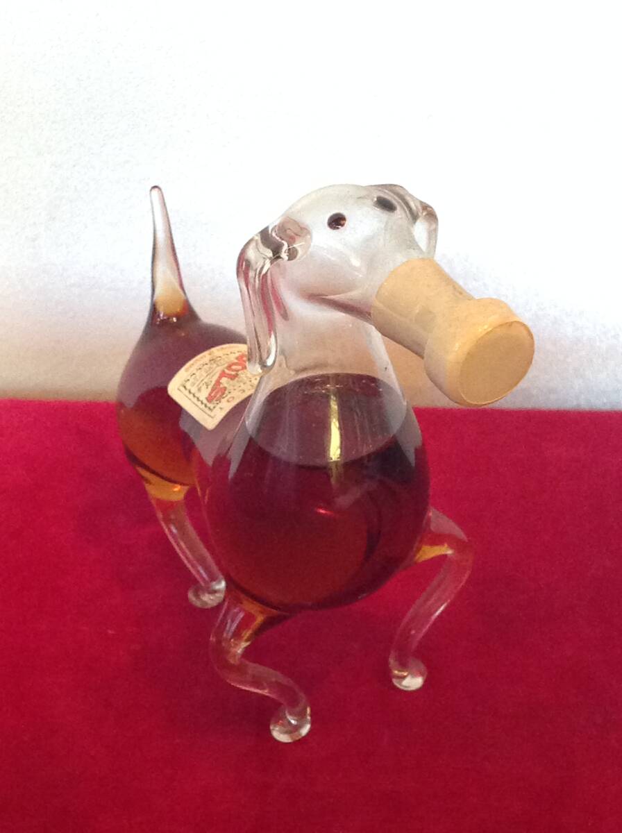ヴィンテージ 古酒 ミニボトル コレクション 犬 BOLS APRICOT
