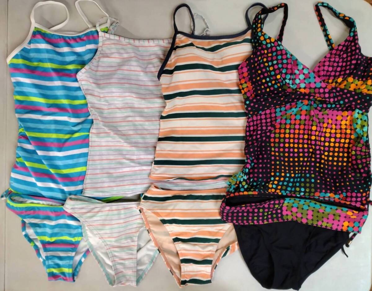 【R1164】レディース　セパレート水着　キャミソールタイプ　Mサイズ　4点