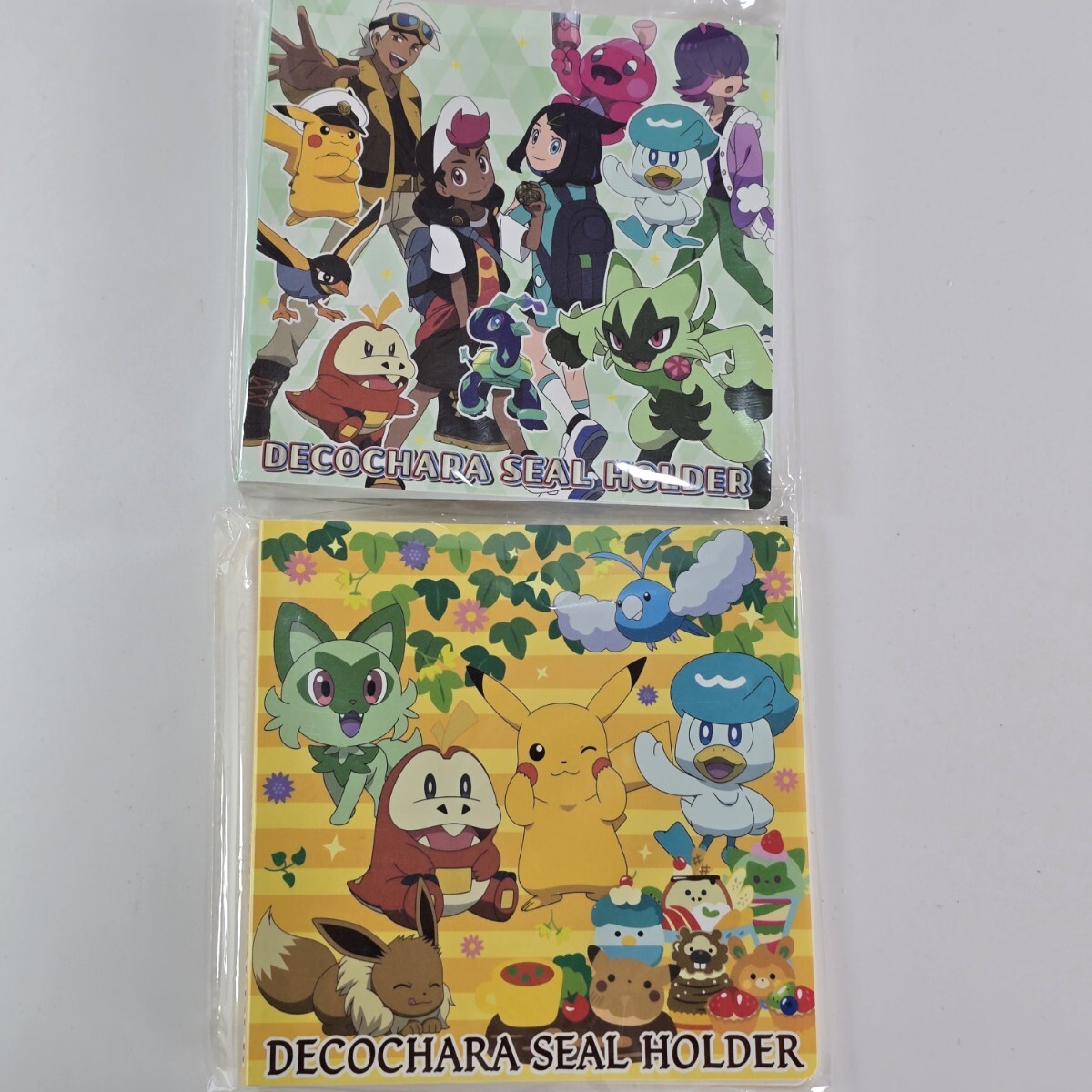 ポケモンデコキャラシール　シールホルダー ポケモンキャラクター 当時物　2個セット
