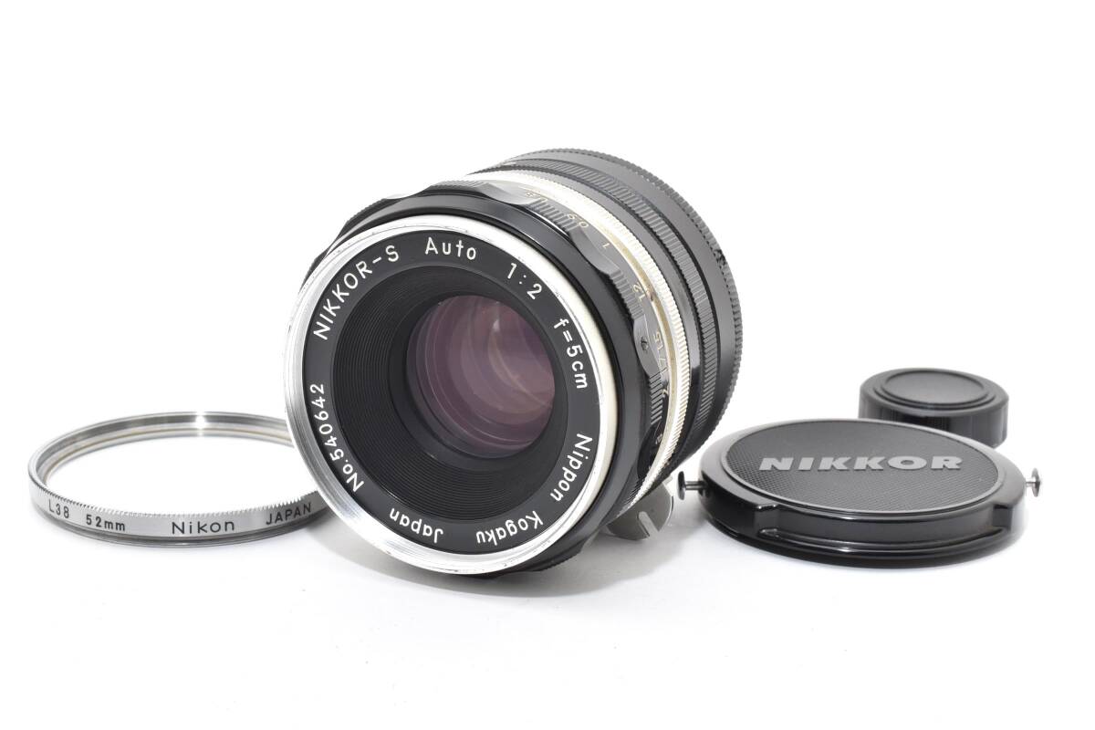 【動作良好美品★】ニコン Nikon NIPPON KOGAKU PAT. PEND. NIKKOR-S Auto 5cm F2 希少 #M12376