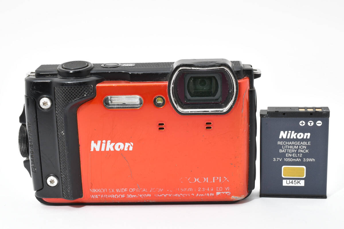 【動作良好品★】Nikon ニコン COOLPIX W300 オレンジ コンパクトデジタルカメラ #M12386