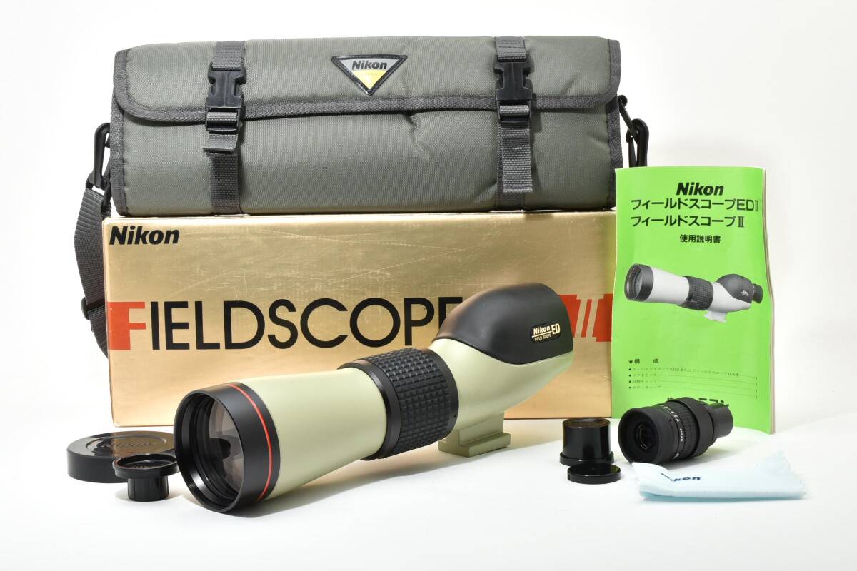 【動作良好品★】ニコン Nikon フィールドスコープ FIELDSCOPE EDⅡ 元箱 #M12417