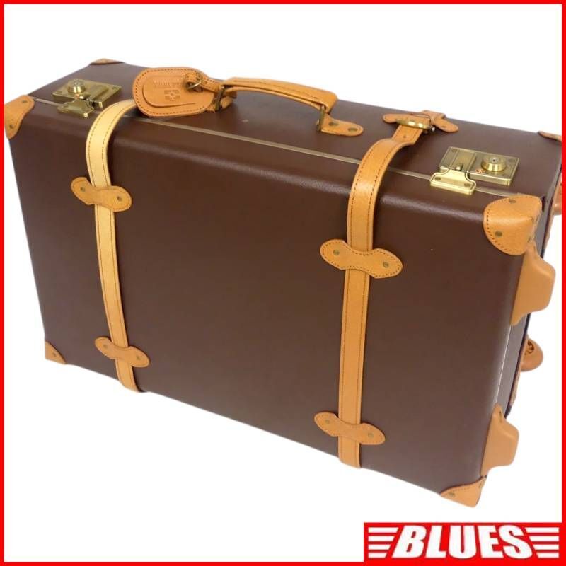 即決★WORLD TRUNK★ キャリーケース トランク ワールドトランク S メンズ レディース 茶 本革 トラベルバッグ 本皮 旅行 出張 鞄 鍵付き