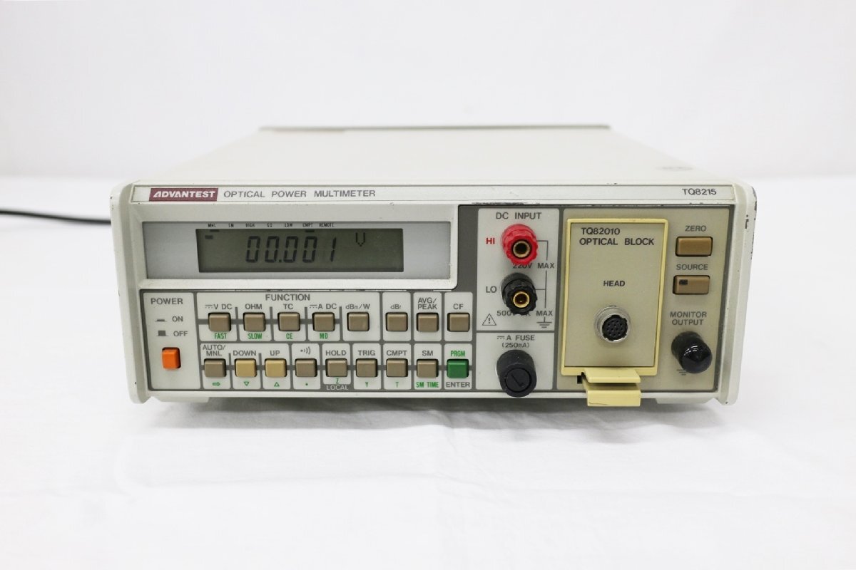 【正常動作品】ADVANTEST TQ8215 光マルチメーター