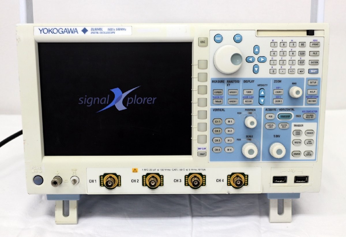 【正常動作品】YOKOGAWA DL9040L 701308 500MHz 4ch オシロスコープ