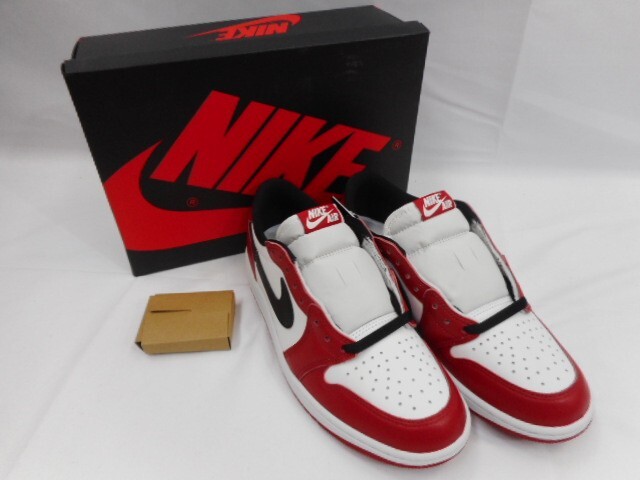 77 送80サ 1201YD09 NIKE AIR JORDAN 1 RETRO LOW OG ナイキ HQ6998-600 CHICAGO サイズ26.5cm 未使用