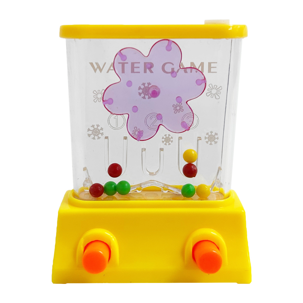 ミニ ウォーター ゲーム (フラワー) おもちゃ レトロ 懐かし 玩具 コンパクト 持ち運び 輪投げ