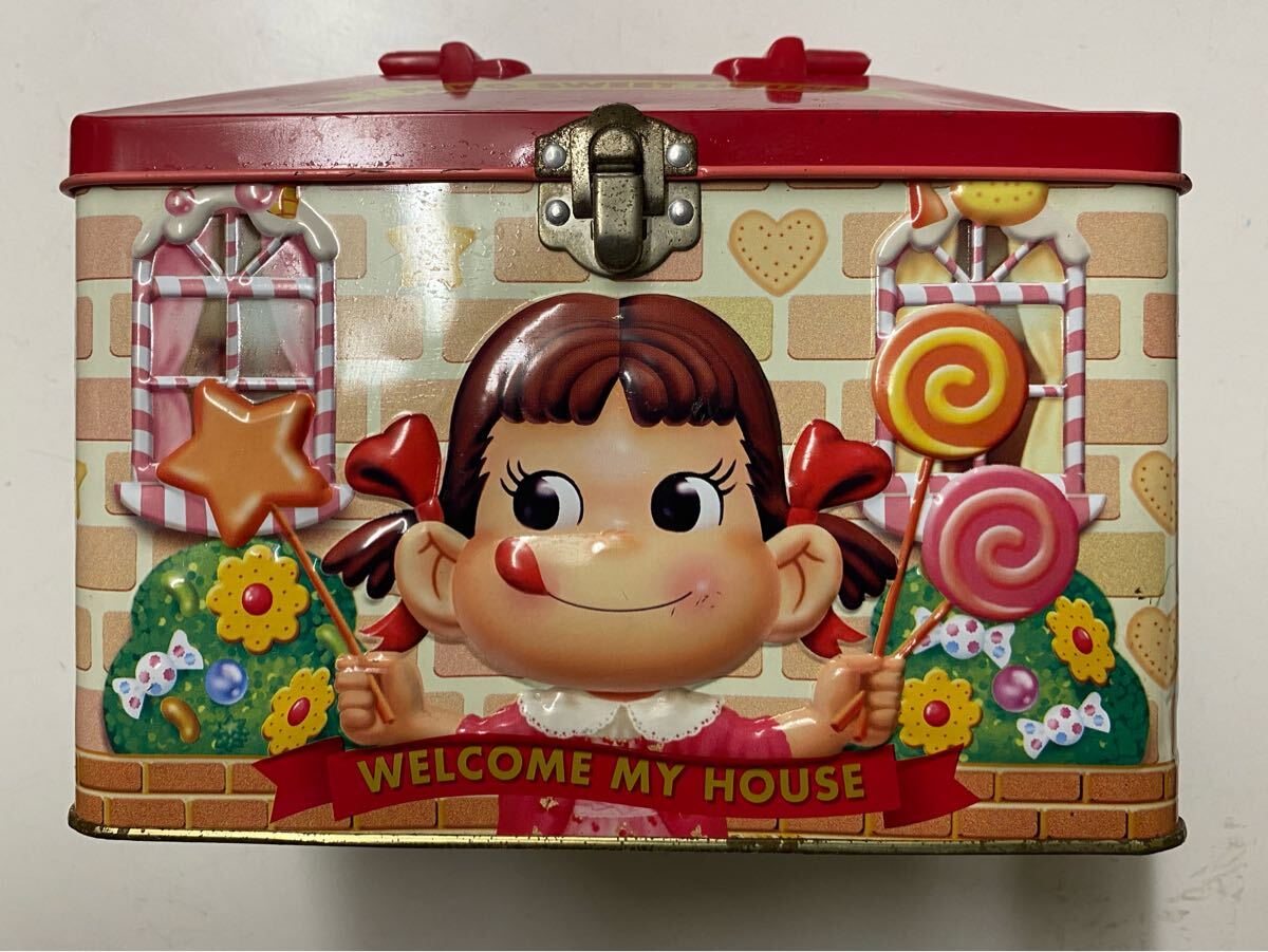 ペコちゃん 缶ボックス ＜PEKO SWEET HOUSE＞ 不二家