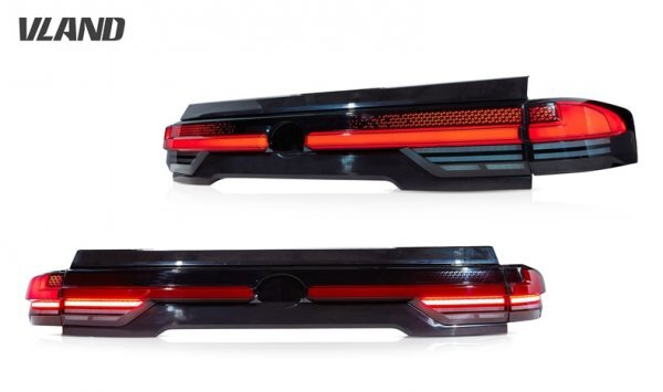 VLAND 300系 ランドクルーザー300 横一文字 LEDテールランプ 流れるウインカー オープニング機能搭載(0582A)　