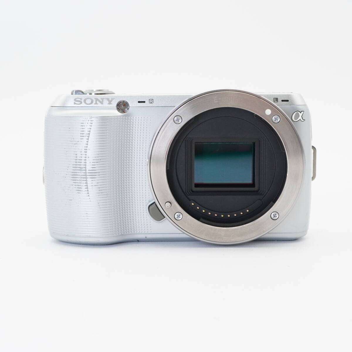 動作品 SONY ソニー NEX-C3 シルバー ミラーレス一眼 #B2094