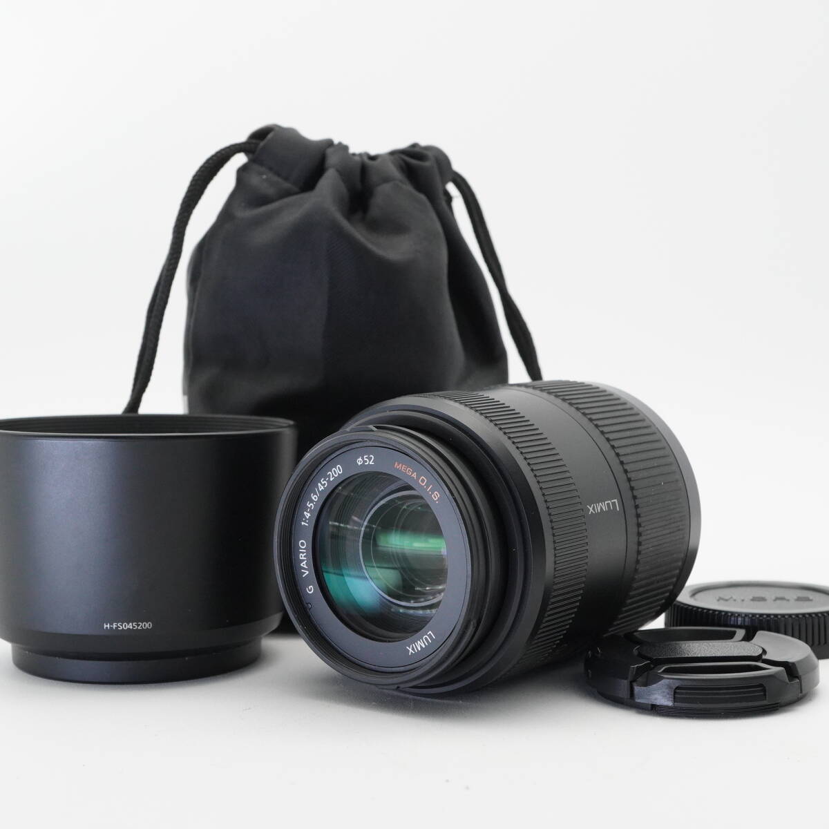 良品 LUMIX G VARIO 45-200mm F4-5.6 マイクロフォーサーズ #AA5859