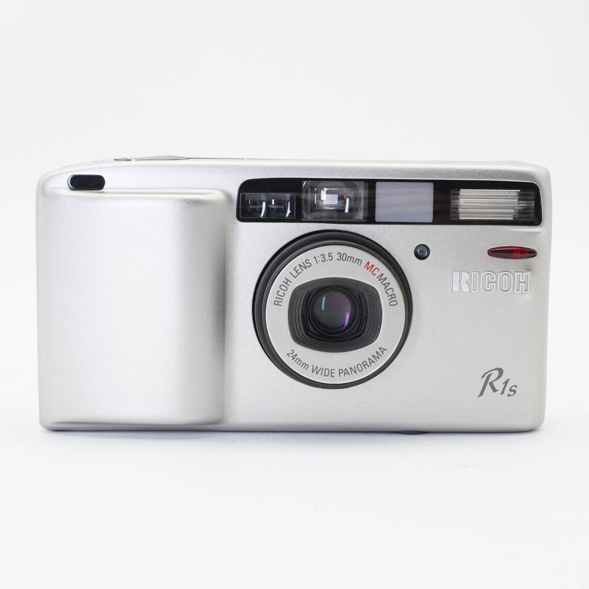 良品 動作確認済み RICOH リコー R1s シルバー コンパクトフィルムカメラ #AA7383