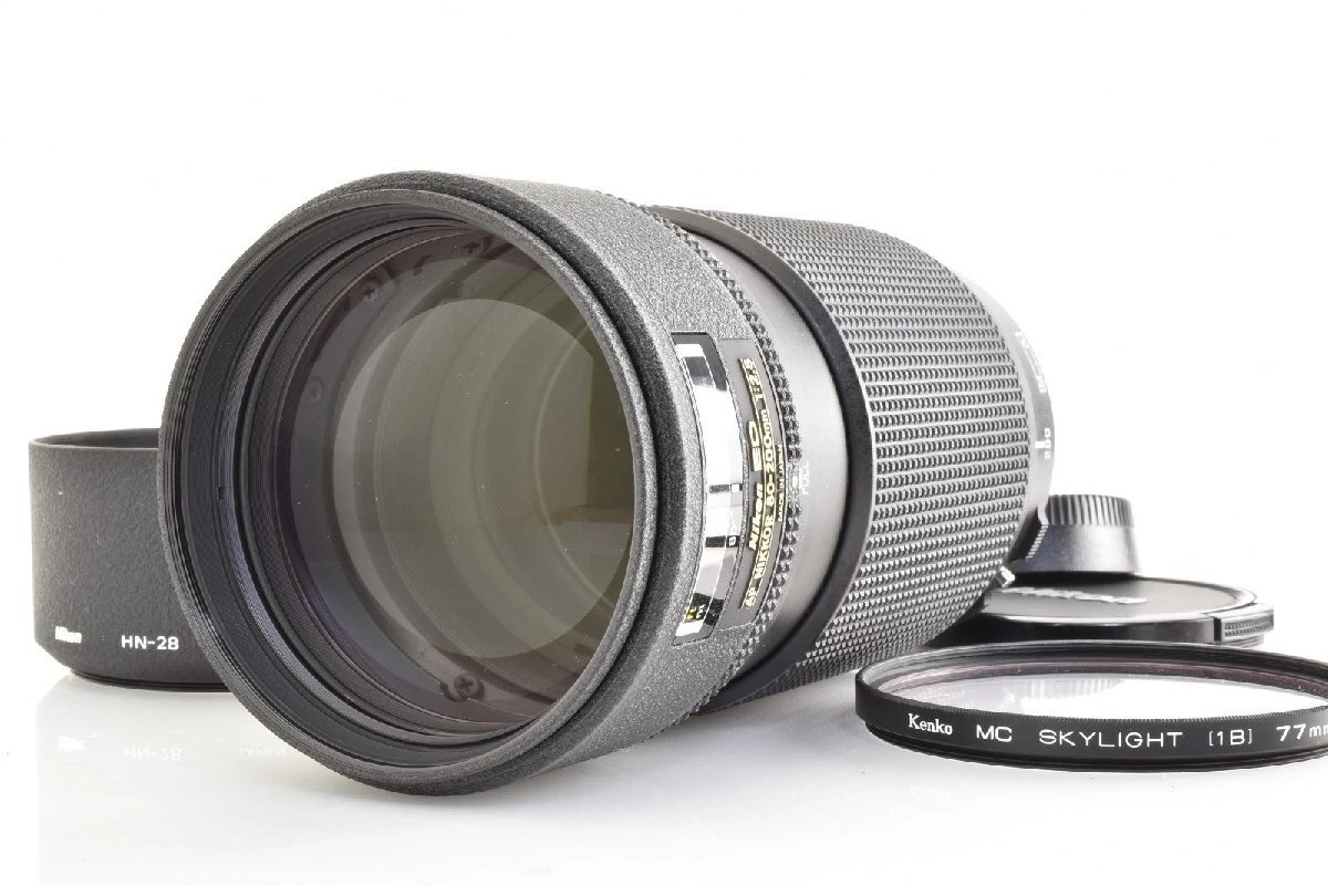 美品 HN-28フード付 Nikon AF NIKKOR 80-200mm F2.8 ED 望遠ズーム ニコン 純正フィルター付