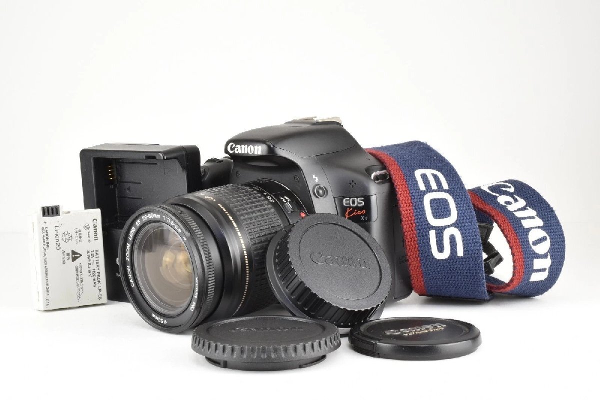 良品+ 動作品 Canon EOS Kiss X4 / Rebel T2i / 550D + EF 28-80mm レンズキット