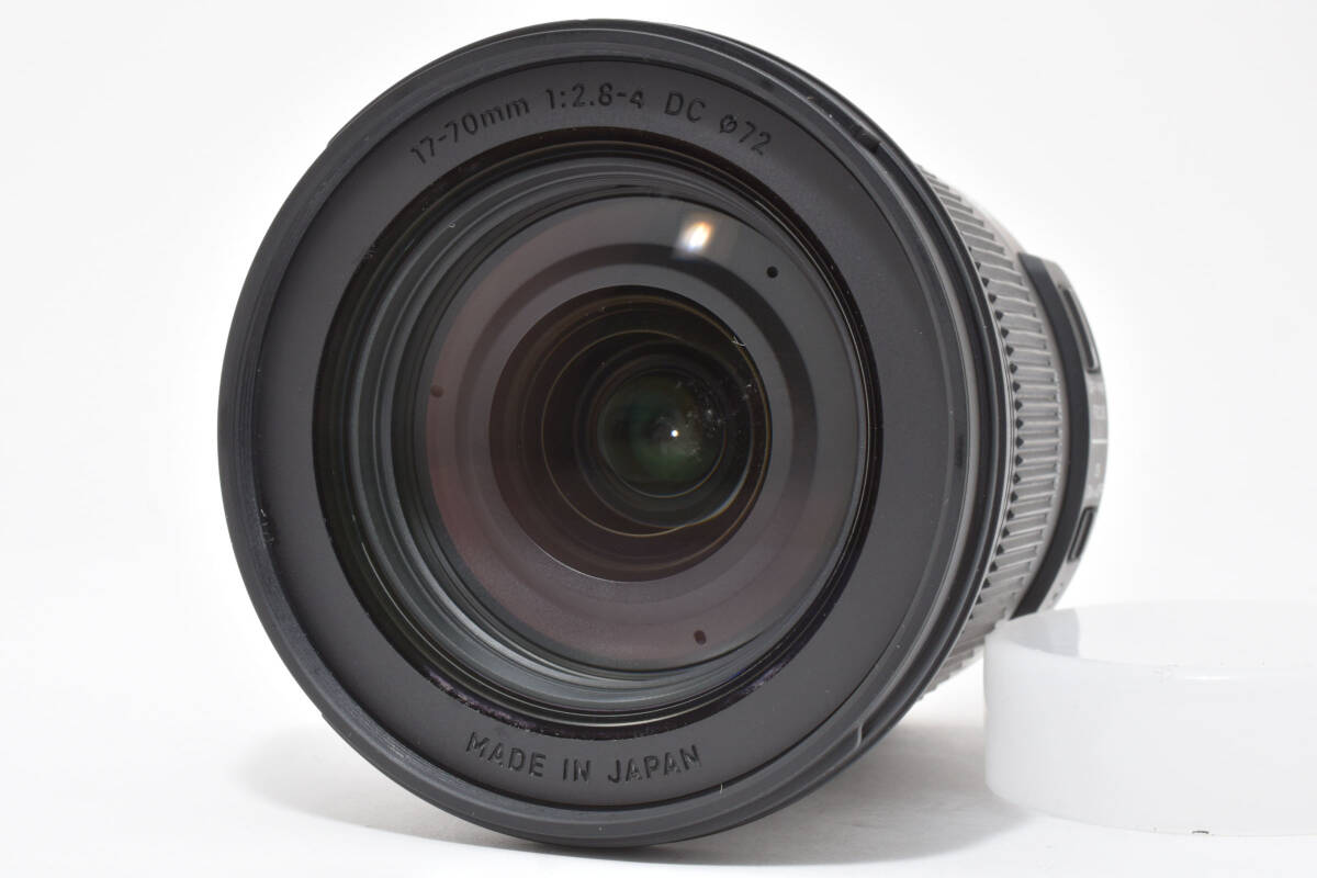 ★☆【動作問題なし！】 #2668190 SIGMA シグマ 17-70ｍｍ F2.8-4 DC MACRO OS HSM Contemporary Nikon用☆★