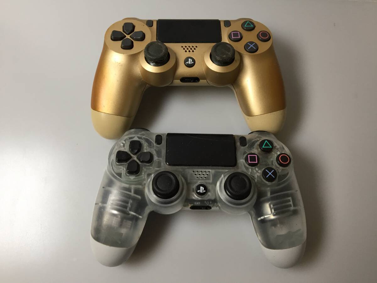 SONYソニー プレステ4 PS4 ワイヤレスコントローラー 2個 ジャンク9715