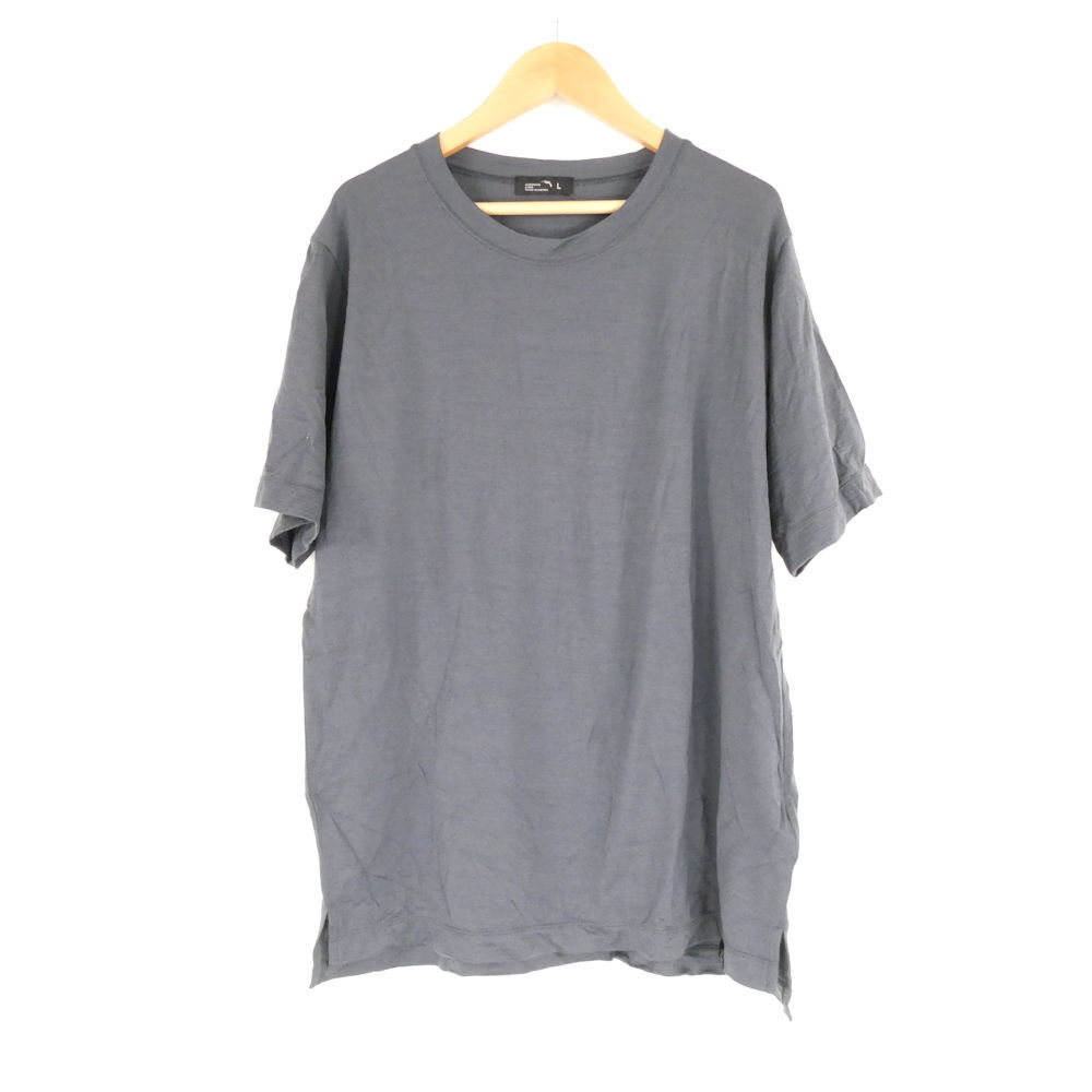 STATIC スタティック CHOICE FOR THE EARTH トップス L メリノウール100% 半袖Tシャツ カットソー アウトドアウェア AU3599A13