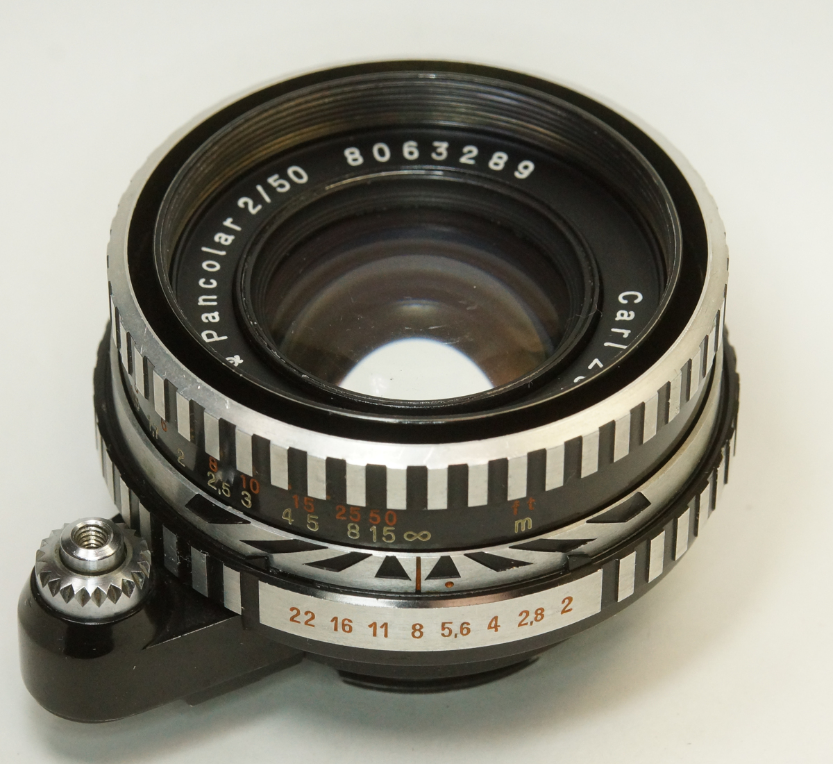 ドイツ製 Carl Zeiss Jena Pancolar 2/50 Exakta 94B-289 Q1 ゼブラ 